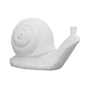White Moose Resin Table Snail Home/Garden/Outdoor Ornament Decor White