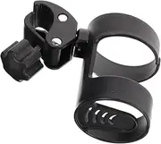 HOMOCONO Detachable Stroller Cup Holder Attachment for Wheelchairs Bicycles Multi Angle Drink Holder for Bottles Beverages Easy Installation Secure Fit