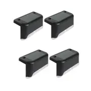 4x Outdoor Solar LED Deck Lights Path Garden Patio Pathway Stairs Step Fence Lamp