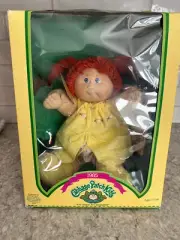 1985 Cabbage Patch Kids Doll - Tania Johanna - Red Braided Hair, Blue Eyes NIB