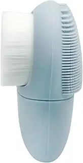 LIFKOME 1Pc Double Head Silicone Face Cleansing Brush Manual Skin Cleansing Tool for Cleaning Light Blue Portable Facial Cleaner for Daily Use