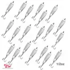 Fish WOW! 20pcs 1/2oz Casting Jig Hammered spoons Silver 0.5oz NEW