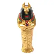22cm Golden Anubis Sarcophagus Mummy Ancient Egypt