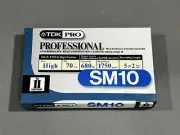 TDK PRO SM 10 BLANK CASSETTE TAPE (1) (SEALED)