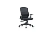 Yolo Mesh Back Fabric Seat Computer Working Task Office Chair Black