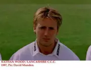 Nathan Wood Lancashire CCC Old Player Cricket Photo