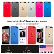 NEW" Sealed- Apple iPod Touch 6TH 7TH 32gb 64gb 128gb 256gb-1 year warranty
