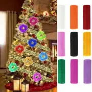 Make Beautiful Garlands and Christmas Ornaments with 10 Yard Mesh Ribbon Roll