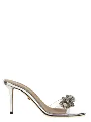 [Mach & Mach] Mach & Mach-Stud Bow Sandali Silver-Donna 38.5IT Silver