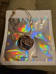 Freshie Rose With Gold Summer Peach Scent New