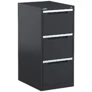 Steelco 3 Drawer Filing Cabinet Graphite Ripple