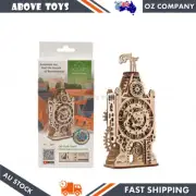 Ukraine Made Ugears Old Clock Tower Wooden Mechanical 3D Puzzle Model Kit