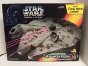 Vintage 1995 STAR WARS Power of the Force Electronic Millennium Falcon NEW N BOX