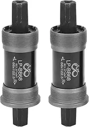 2Pcs Bike Left and Right Bottom Bracket Mountain Bike Square Hole Bottom Bracket Without Screws for Mountain Cycling Enthusiasts (122.5MM)