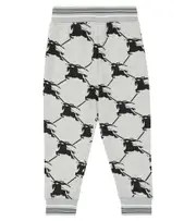 [Burberry Kids] Burberry Kids Printed cotton jersey sweatpants Y 6 multicoloured