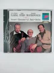 Mozart Telemann J.C. Bach Reicha - Rampal, Stern (1990, CD) SK 44568 - Sealed
