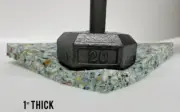High Density Rebound 26” x 74” x 1” Thick Gym Auto Foam Padding 6 LB Density