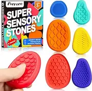 Fidget Toys 6 Pack - Textured Sensory Toys for Kids & Adults with Autism - Anxiety Relief Items, Quiet Fidgets for Classroom Prizes, Mini Desk Toys for Calm Down, Ideal for Stress Relief Gifts