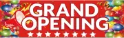 Tatuo Grand Opening Banner, 3 X 10 Ft New Store Grand Opening Sign and Rope, Oxf