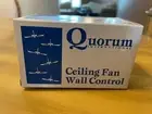 Quorum Ceiling Fan & Light Dimmer Wall Control Slider (Almond)