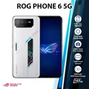 ASUS ROG Phone 6 5G Android Cell Phone (White, 12GB+256GB, Dual SIM, Unlocked)