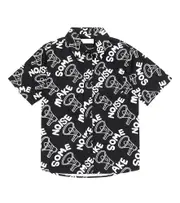 [Stella McCartney Kids] Stella McCartney Kids Printed cotton shirt Y 4 black