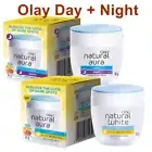 Cream OLAY Day + Night Cream Moisturizer Facial Skin Nourishing Natural 50 g x 2