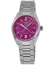 New Tag Heuer Carrera Automatic 36mm Pink Dial Women's Watch WBN2313.BA0001