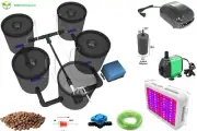 Recirculating Deep Water Culture RDWC Hydroponic System,5 Gallon