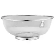 Rice Sieve Fruit Basket Silver Colander Containers with Strainers