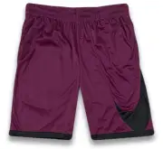 Nike Dri-fit HBR 3.0 Basketball Shorts - NWT Mens Medium Maroon / Blk #45016-E2