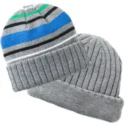 New Urban Pipeline - Concept ONE Ultra-soft Reversible Striped Beanie Hat