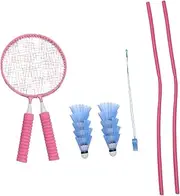 BRIGHTFUFU Badminton Training Set for Boys and Girls Boys and Girls Badminton Racket Set Balls Sports Gadget Toys