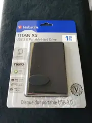 Verbatim Titan XS USB 3.0 Portable Hard Drive 1TB (Verbatim #97394)
