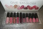 10 x Bareminerals Lip Gloss Mini Travel Size Set - GIVE ' EM GLOSS NIB
