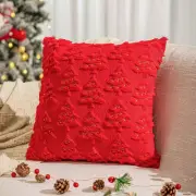 Christmas Tree Christmas Plush Pillowcase Square Cushion Cover Sofa/Bed
