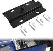Mepareri Universal 30,000 lbs Gooseneck Ball Plate Fit for All Standard 5th Wheel Rails Gooseneck Adapter Hitch