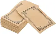 CANIGHT 50pcs Small Paper Envelopes Self Sealing Coin Envelopes for Cash Trinkets and Mini Items for Organizing Office Supplies and Crafts