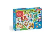 60pc Mudpuppy Scratch Sniff Kids Jigsaw Puzzle 38x28cm Food Festival 4y+