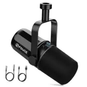 USB/XLR Dynamic Microphone for Podcasting, Gaming, Live Streaming & SL40