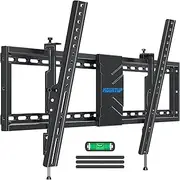 MOUNTUP TV Wall Mount Tilting for Most 37-84 Inch TVs, TV Mount with Level Adjustment Low Profile Space Saving Tilt Wall Mount TV Bracket, Fits 16", 18", 24" Studs,Max VESA 600x400mm