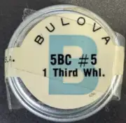 NOS Genuine BULOVA Cal. 5BC - THIRD WHEEL - WATCH PART# 5