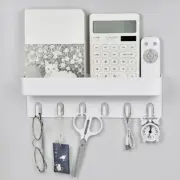 1 Set of Wall Key Rack with Hooks Key Hanger Jewelry Hanger Organizer