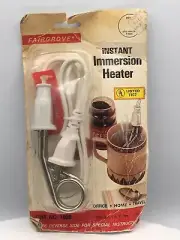 Vintage 1985 Instant Immersion Heater by FAIRGROVE- NEW SEALED #1098 NOS
