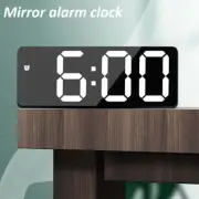 Digital LED Alarm Clock Dimmable Light Time Temperature Battery / USB-*-