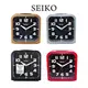 SEIKO 精工 QHK025 時尚潮流方形夜光貪睡鬧鐘