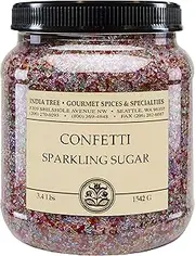 India Tree Confetti Sparkling Sugar, 3.4 lb (Pack of 2)