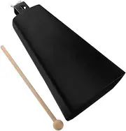 DRESSOOS 1 Set Cowbell Musical Instrument Cow Bell Necklaces for Costume Small Cowbell Bells for Crafts Call Bell Metal Cow Bells Small Cow Bell Hand Percussion Cowbells Cheering Hand Bell