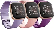 Bands Set for Fitbit, T Tersely Band Strap for Fitbit Versa 2 / Fitbit Versa/Versa Lite, Adjustable Sport Bands for Women Men, Soft TPU Replacement Silicone Bands Fitness Sport Bracelet Straps
