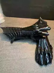 Medieval Nazgul Gauntlets Black Antique Steel armor Gloves rusader Gauntlets